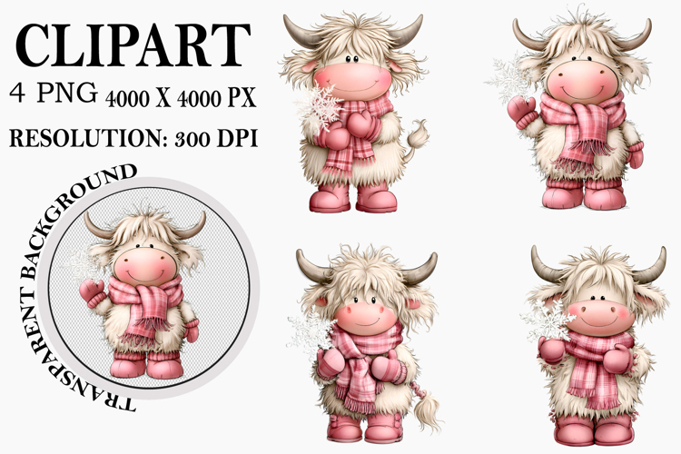 Highland Cow Clipart Image 2