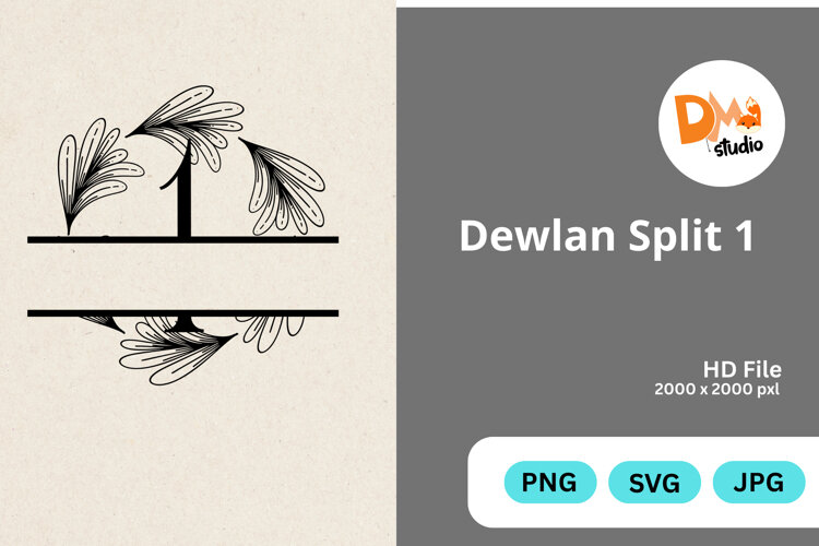 Dewlan Split Monogram (6005183)