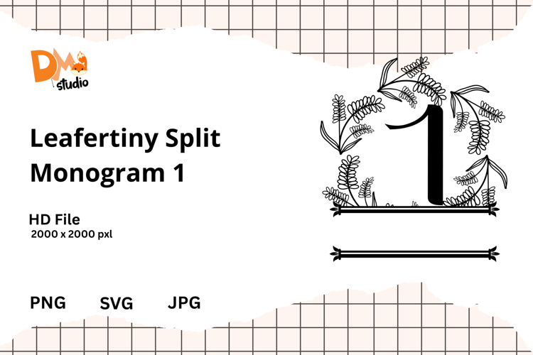 Floral Monogram Letter Svg Image 19
