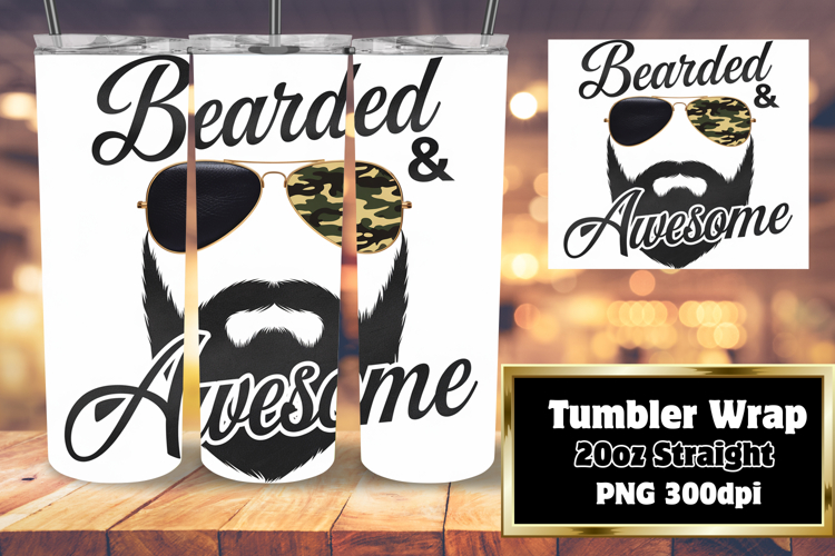 Dynamic 20oz Tumbler Design , Father's Day example image 1