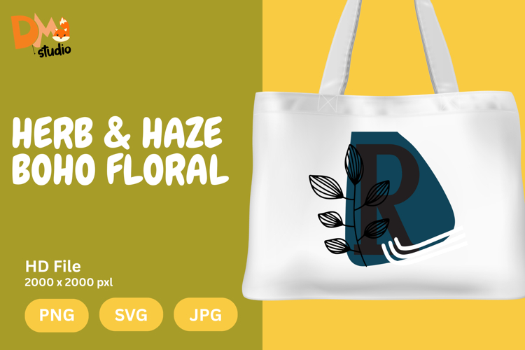 Boho Floral Svg Image 21