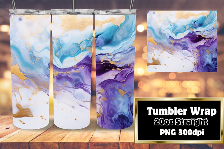 Marble Glitter Harmony Illusion Wrap 20oz