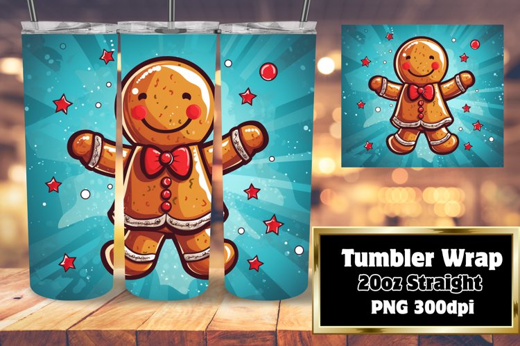 Pop Noel Wave Gingerbread Man 20oz Tumbler