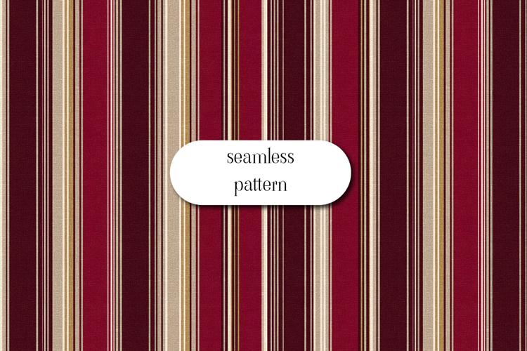 Beige and Burgundy Seamless Vertical Stripe Pattern