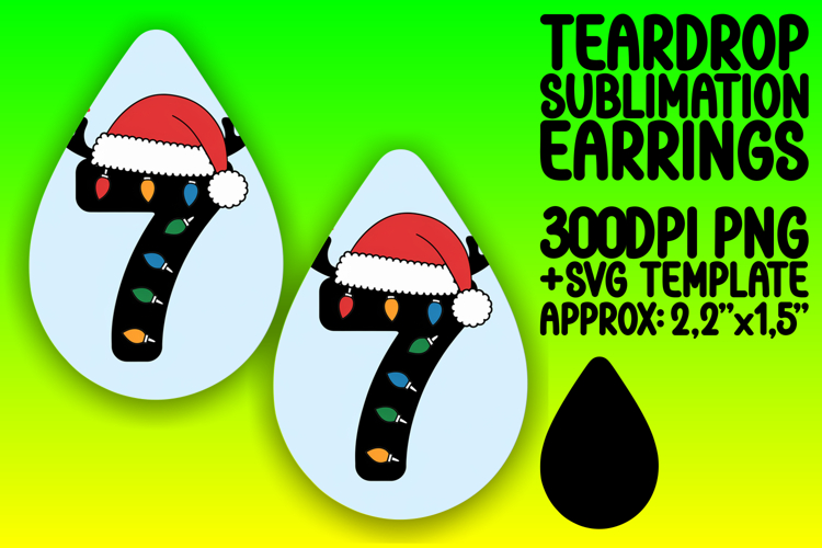 Cute Teardrop Design for DIY Projects , Christmas