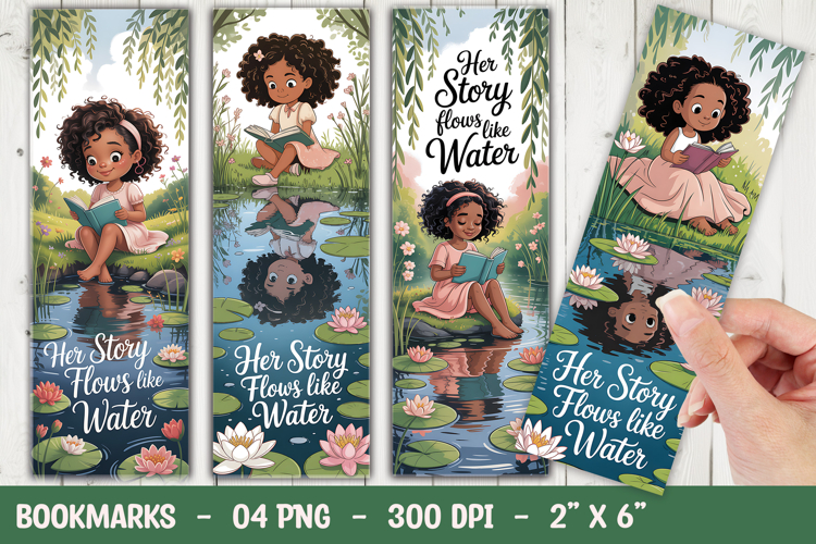 Nature Girl Bookmark Sublimation