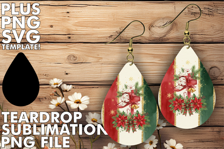 Dazzling Teardrop Earrings Magic, Christmas