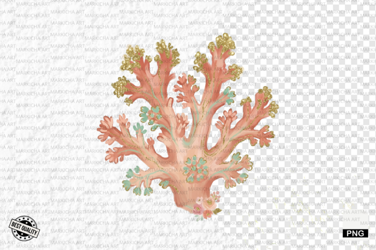 Dreamy Coral Reef Clipart - Summer Clipart