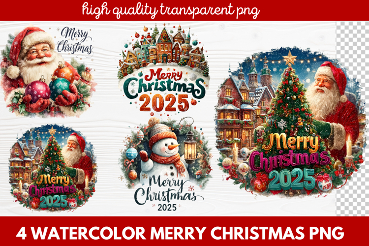 Christmas Watercolor Clipart Image 21