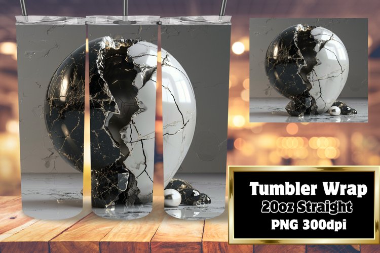 Glossy Stone Pattern Tumbler Collection example image 1