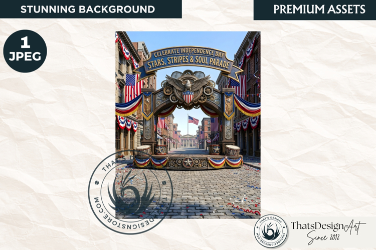 Patriotic Americana Backdrops - 4th of july backgrounds