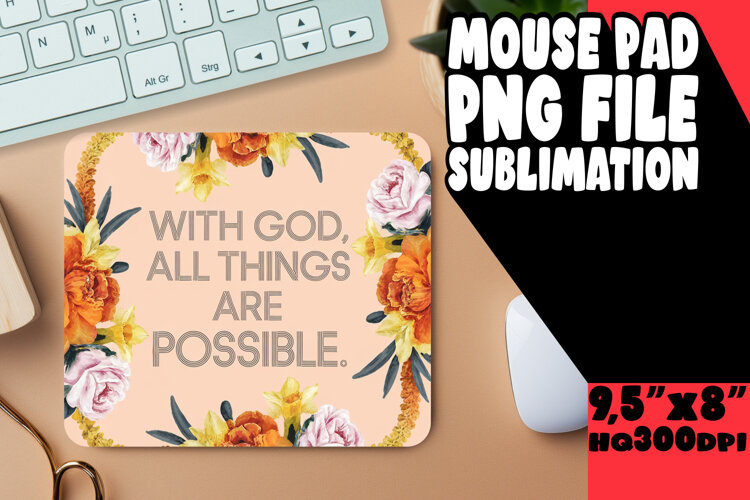 UNIQUE MOUSE MAT GIFT IDEAS, Religious example image 1