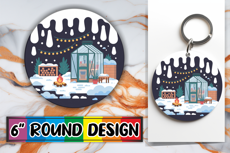 Bright Circle Designs for Gifts, Winter