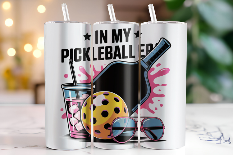 In my Pickleball Era Tumbler Wrap | Sublimation | Tumblers