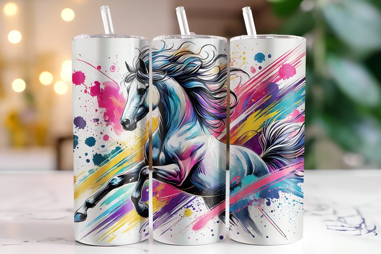 Horse Tumbler Wrap | Sublimation | Tumblers
