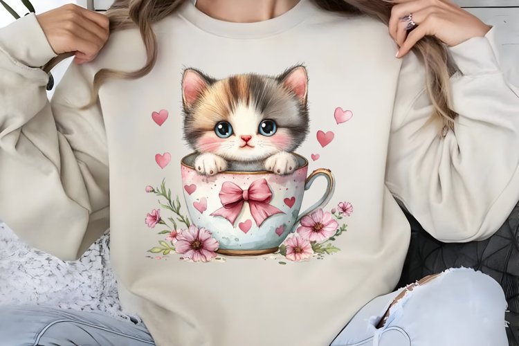 Cute Cat Clipart Image 2