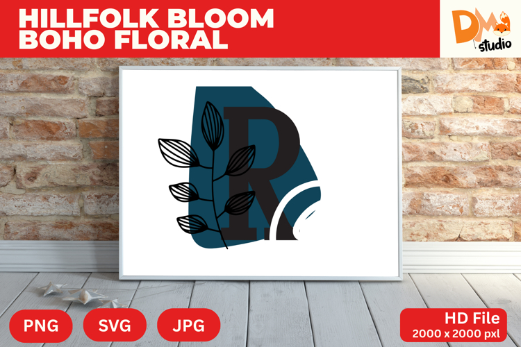 Boho Floral Svg Image 6