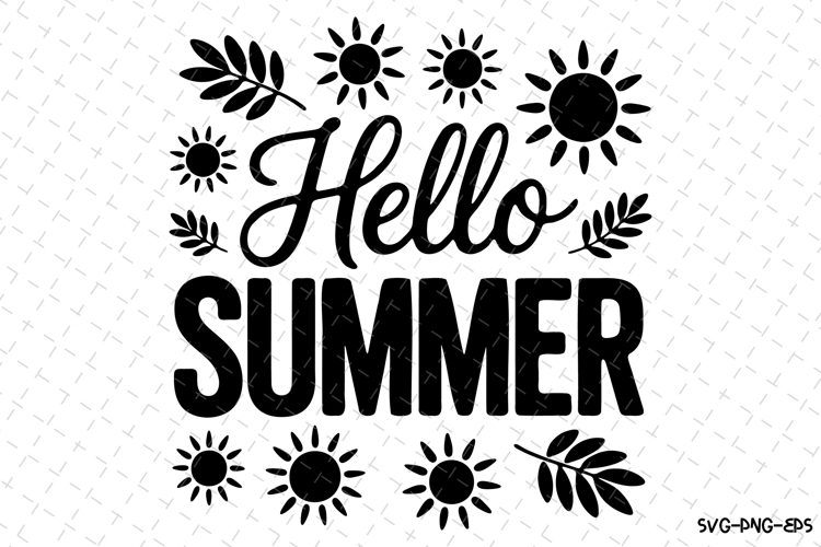 Hello Summer Svg Image 8