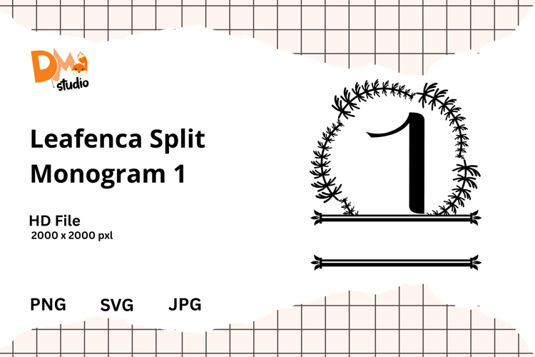 Floral Monogram Letter Svg Image 8