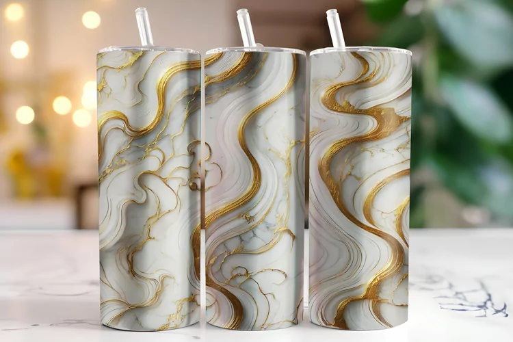 Marble Tumbler Wrap | Sublimation | Tumblers