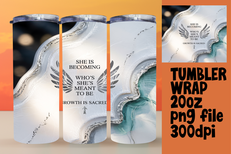 20oz Tumbler Wrap for DIY , Religious