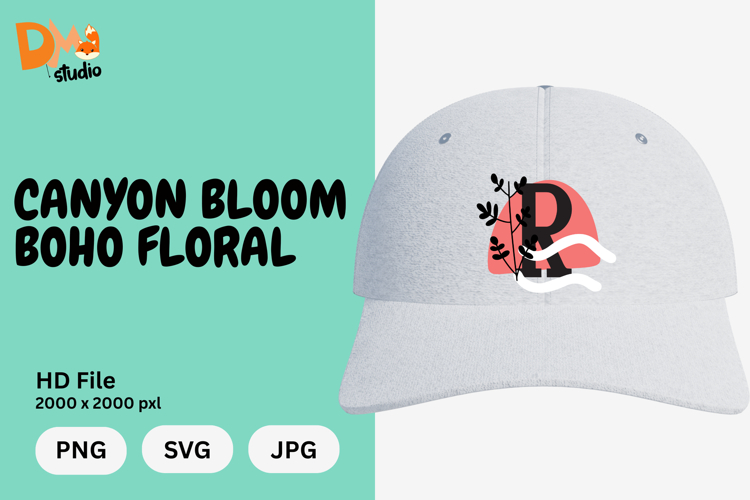 Boho Floral Svg Image 6