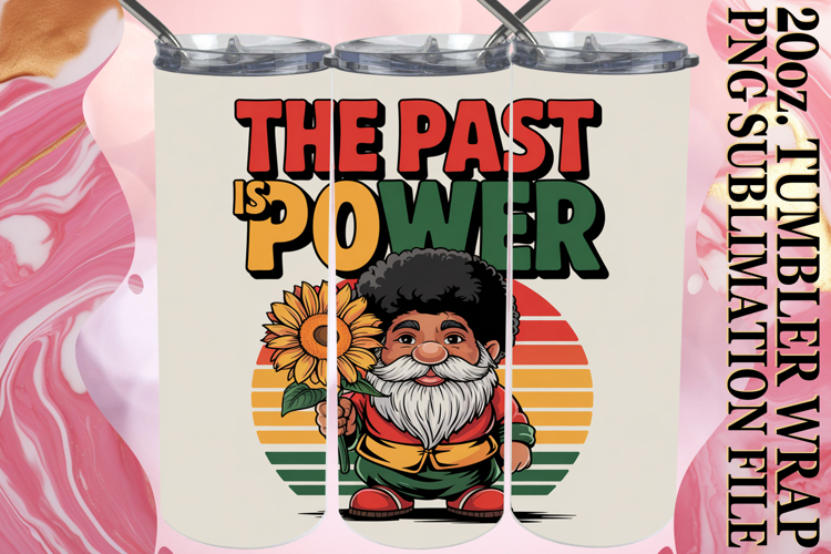 Radiant joy 20oz tumbler wrap, Juneteenth