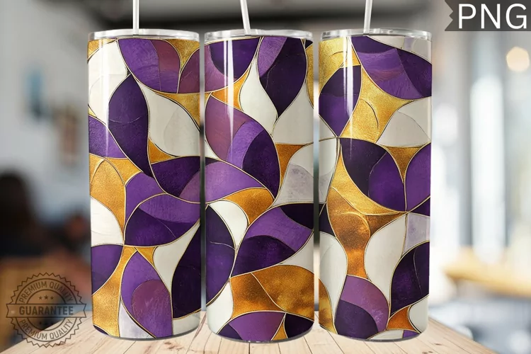 Abstract Pattern Tumbler Warp - High Quality 300 Dpi