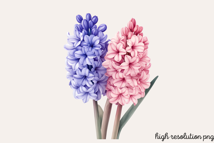 Blue Flower Clipart Image 6