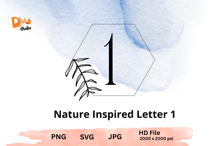 Leaf Monogram Svg Image 22