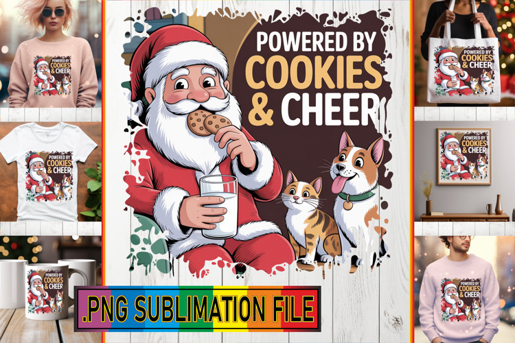 Timeless PNG Sublimation Magic, Funny Santa