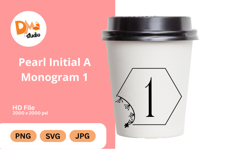 Pearl Monogram Svg Image 13