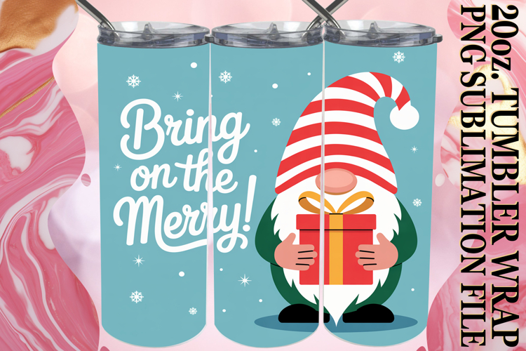 Christmas Tumbler Wrap