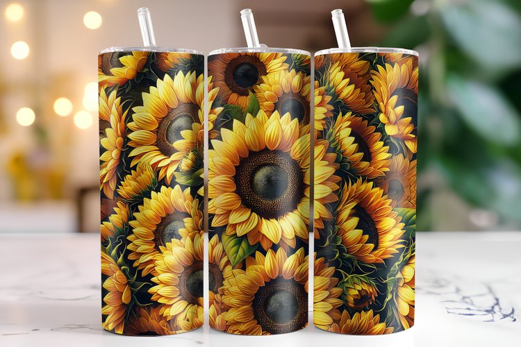 Sunflowers Tumbler Wrap | Sublimation | Tumblers