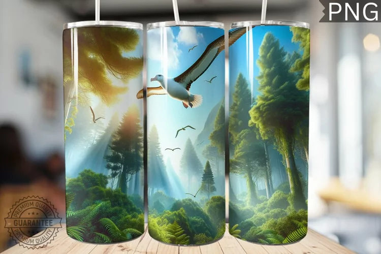Albatross Tumbler Wrap - Albatross Tumbler Design