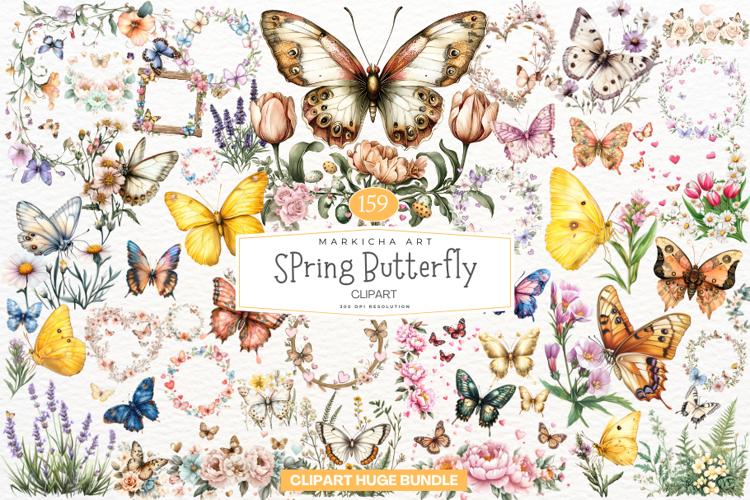 Spring Butterfly Clipart