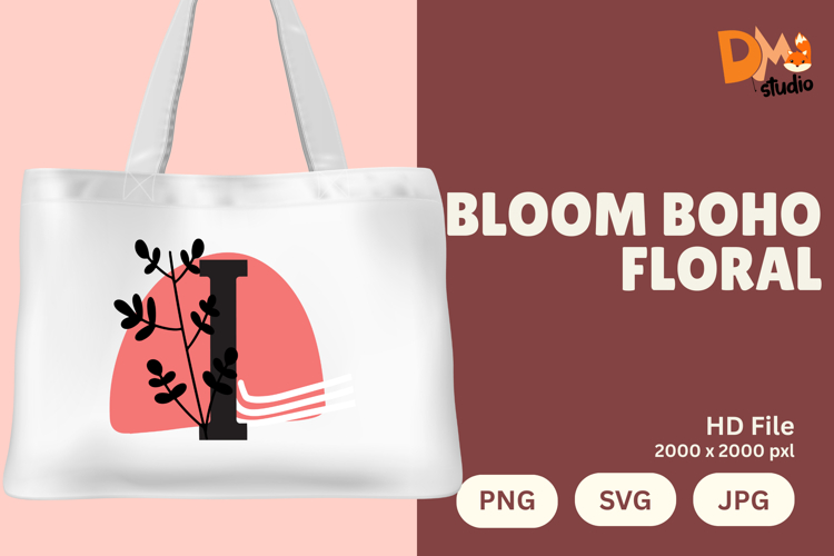 Boho Floral Svg Image 11