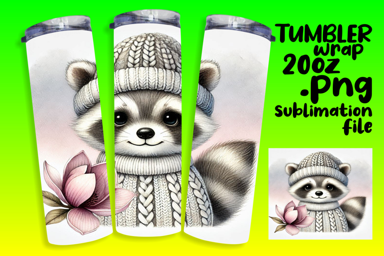 SOPHISTICATED 20oz Tumbler Template , Cute Animals