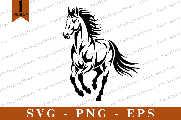 Horse Silhouette Image 3