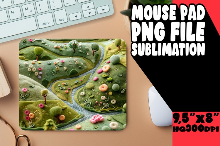 Gorgeous 3D Summer for Mouse Pad Sublimation example image 1
