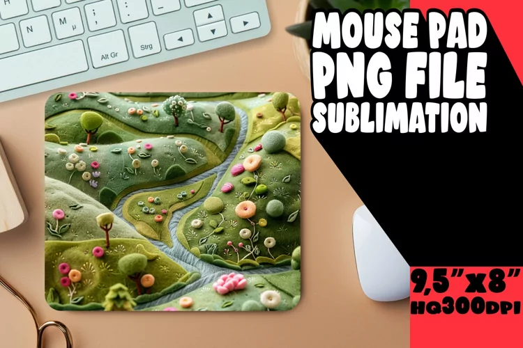 Gorgeous 3D Summer for Mouse Pad Sublimation