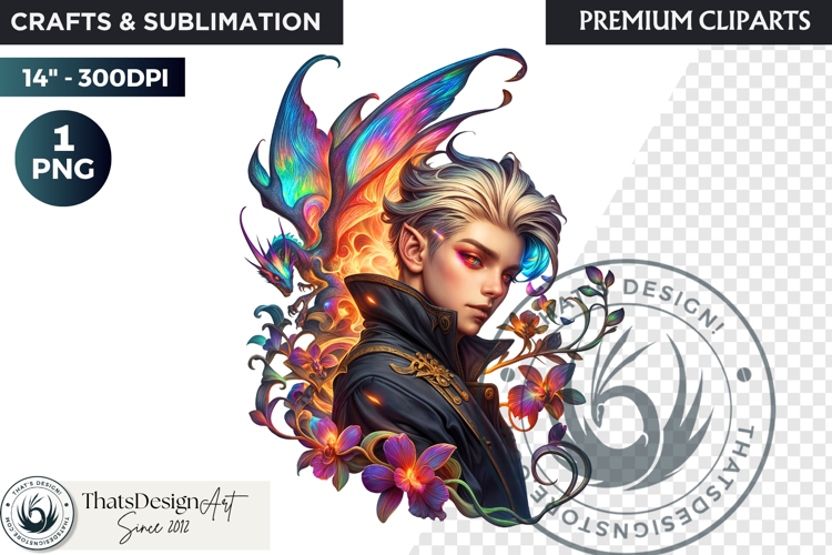 Fantasy Dragon wizard clipart, sorcerer, spellcaster, mage