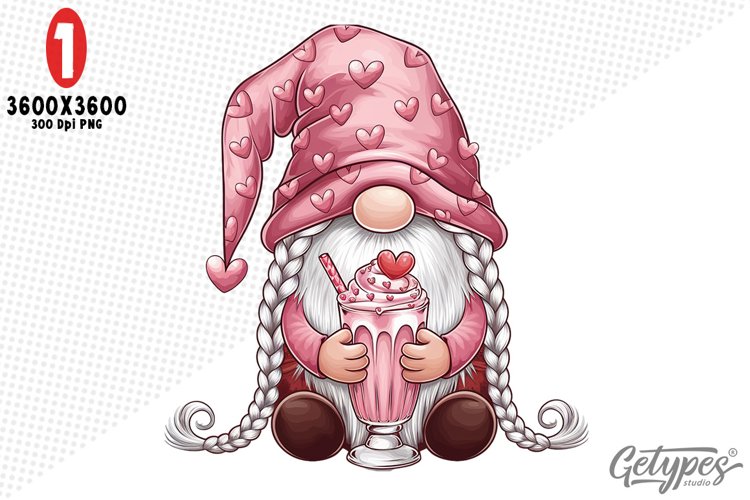 Valentine Gnome Clipart Image 19