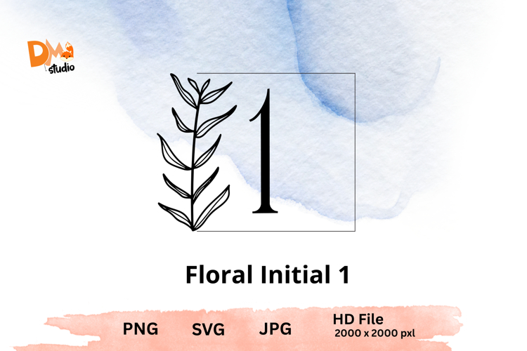 Leaf Monogram Svg Image 10