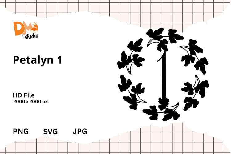 Floral Monogram Letter Svg Image 18
