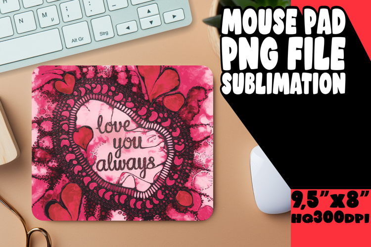 CHEERFUL desk mat Fun Sublimation, Love