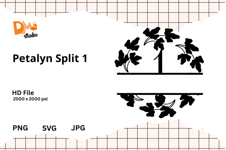 Floral Monogram Letter Svg Image 13