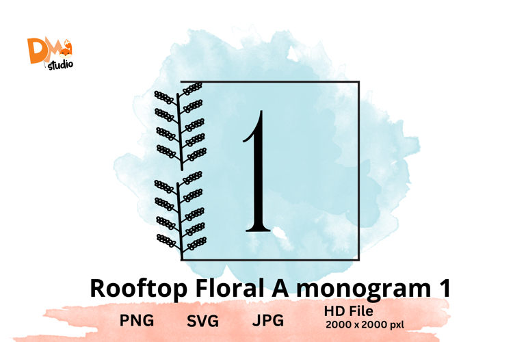 Rooftop Floral Monogram