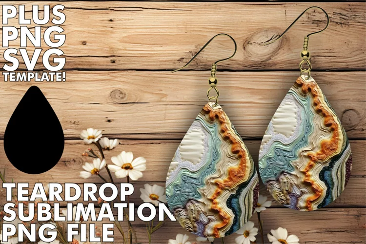 Teardrop Earrings with Style