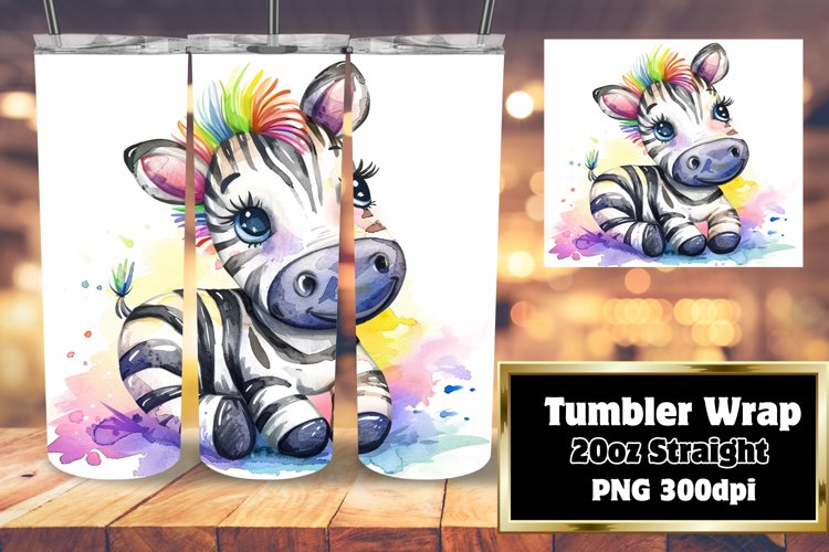 Playful Creature Sublimation Tumbler Design - 20oz